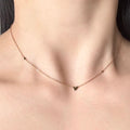 18K金メッキミニハートペンダントネックレス ゴールド 金属アレルギー対応 | Arluce
